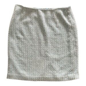 Style & Co. Textured Pencil Skirt - Gray and Cream